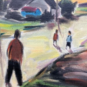 Danish Landscape Oil Painting by Hakon Ek: Mid-Century Modern Art - Image 8