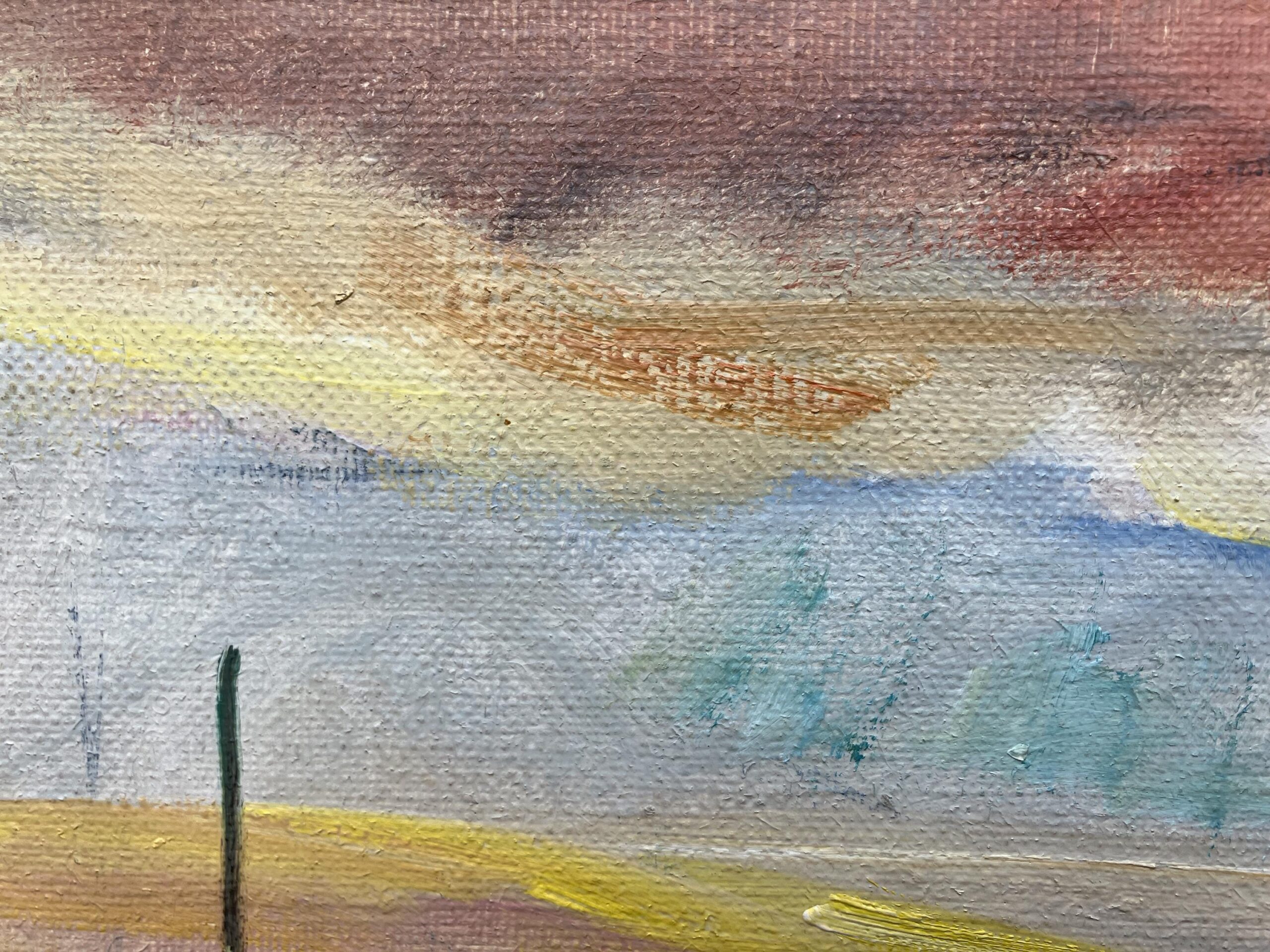 Danish Landscape Oil Painting by Hakon Ek: Mid-Century Modern Art - Image 7