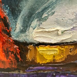 Original Oil painting  - Danish Rustic Farmhouse Interior - Image 8