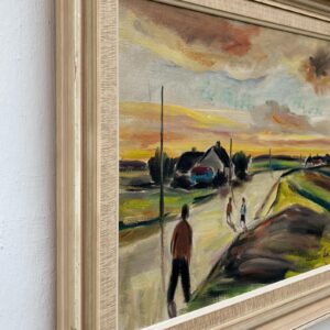 Danish Landscape Oil Painting by Hakon Ek: Mid-Century Modern Art - Image 4