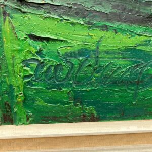 Original Oil painting  - Danish Rustic Farmhouse Interior - Image 6
