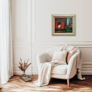 Original Oil painting  - Danish Rustic Farmhouse Interior - Image 3