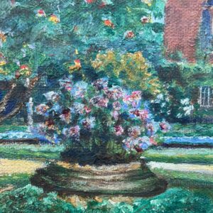 Vintage Impressionist Oil Painting: Danish Park Scene, Hans Kongsmar, 1933 - Image 5