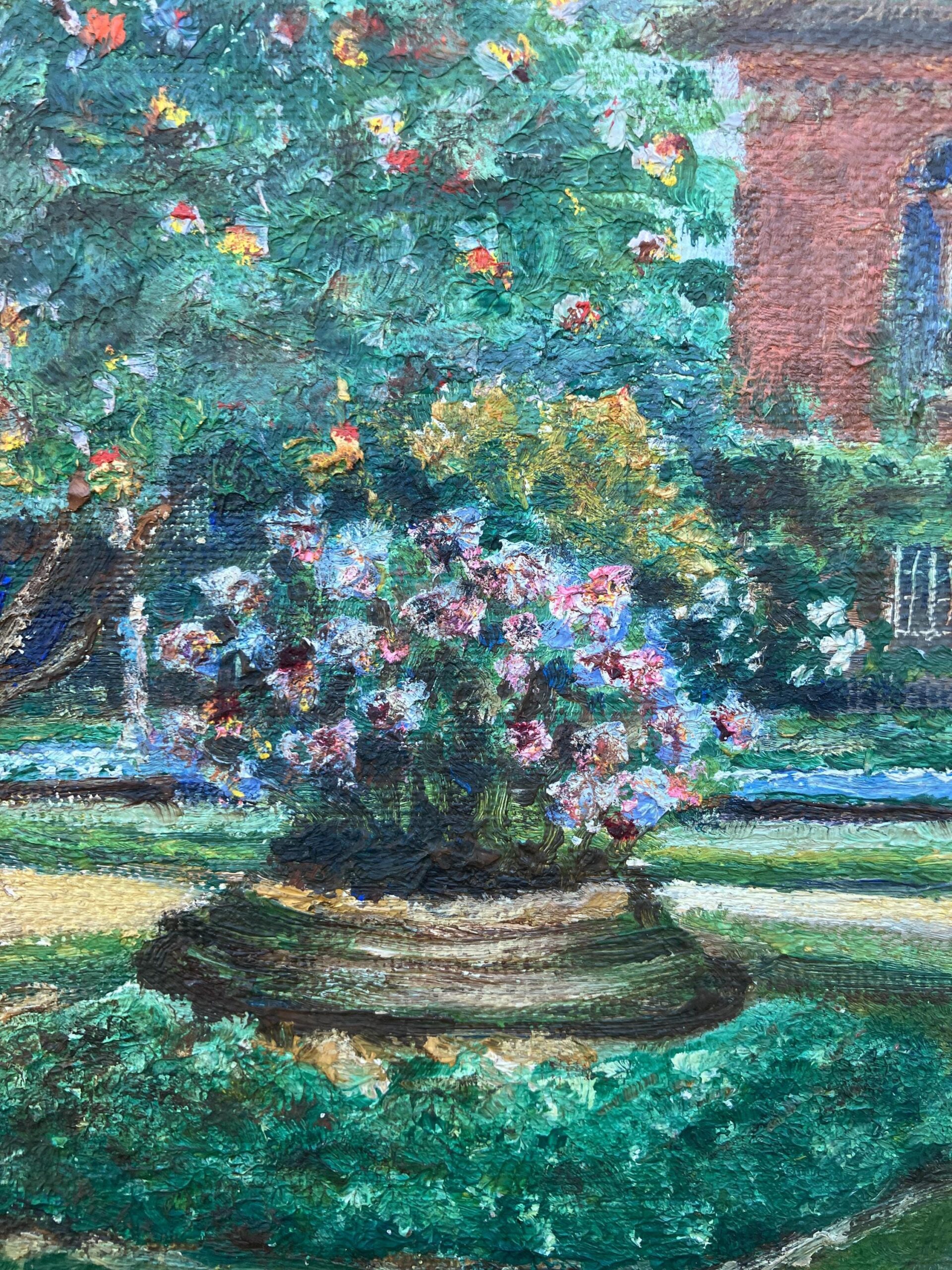 Vintage Impressionist Oil Painting: Danish Park Scene, Hans Kongsmar, 1933 - Image 5