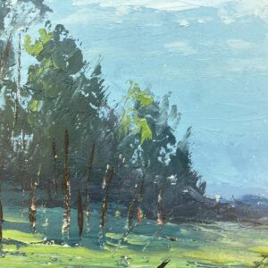 Vintage Impressionist Oil Painting - Swedish Landscape - Framed Fine Art - 1960s Artwork - Image 6