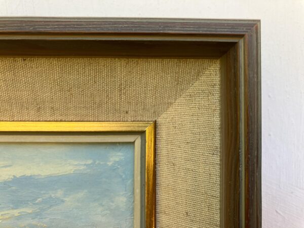 Vintage Impressionist Oil Painting - Swedish Landscape - Framed Fine Art - 1960s Artwork