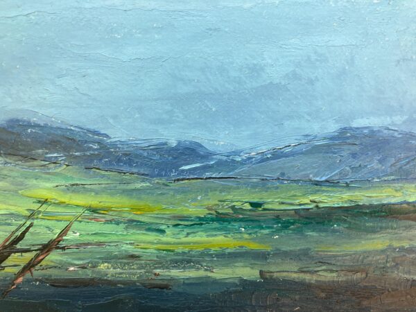 Vintage Impressionist Oil Painting - Swedish Landscape - Framed Fine Art - 1960s Artwork
