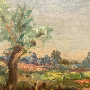 Large Original Scandinavian River Landscape – Swedish Countryside Oil Painting - Image 6