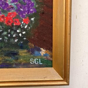 Scandinavian Impressionist Oil Painting – Blooming Garden View, Swedish Fine Art, Framed Landscape, original artwork - Image 7