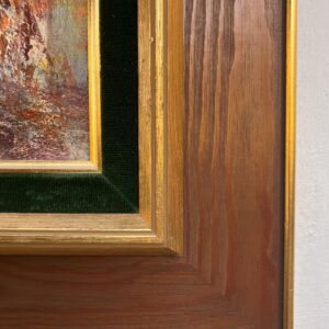 Vintage Oil Painting: Danish Modernist Portrait, Original Frame - Image 8