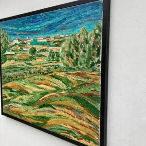 Vintage Swedish Landscape Oil Painting: Expressionist Art, Alvar Andersson, 1979 - Image 5