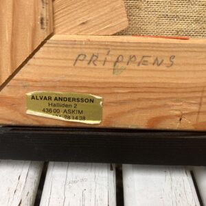 Vintage Swedish Landscape Oil Painting: Expressionist Art, Alvar Andersson, 1979 - Image 10