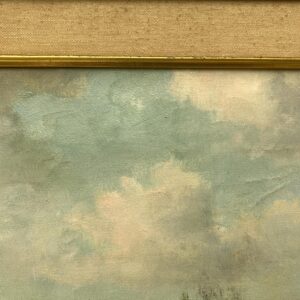 Vintage Swedish Oil Painting – Scandinavian Coastline, Framed Impressionist Art - Image 7