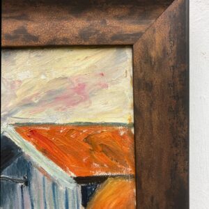 Original Oil Painting: Swedish West Coast Houses, Örust Island, 1940s Art - Image 10