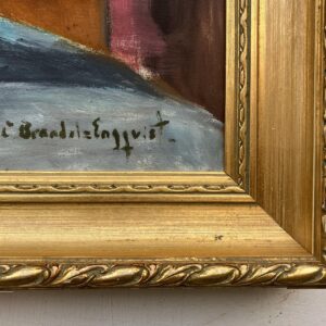 Floral Still Life Oil Painting, Swedish Mid-Century Art - Image 7