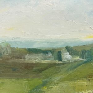 Scandinavian Landscape Oil Painting with Figures, 1996 - Image 5