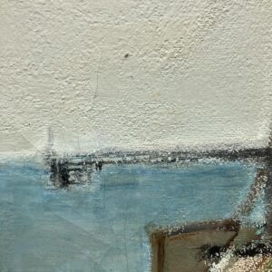 Fishing Harbor Oil Painting, Scandinavian Maritime Scene, 1977 - Image 10