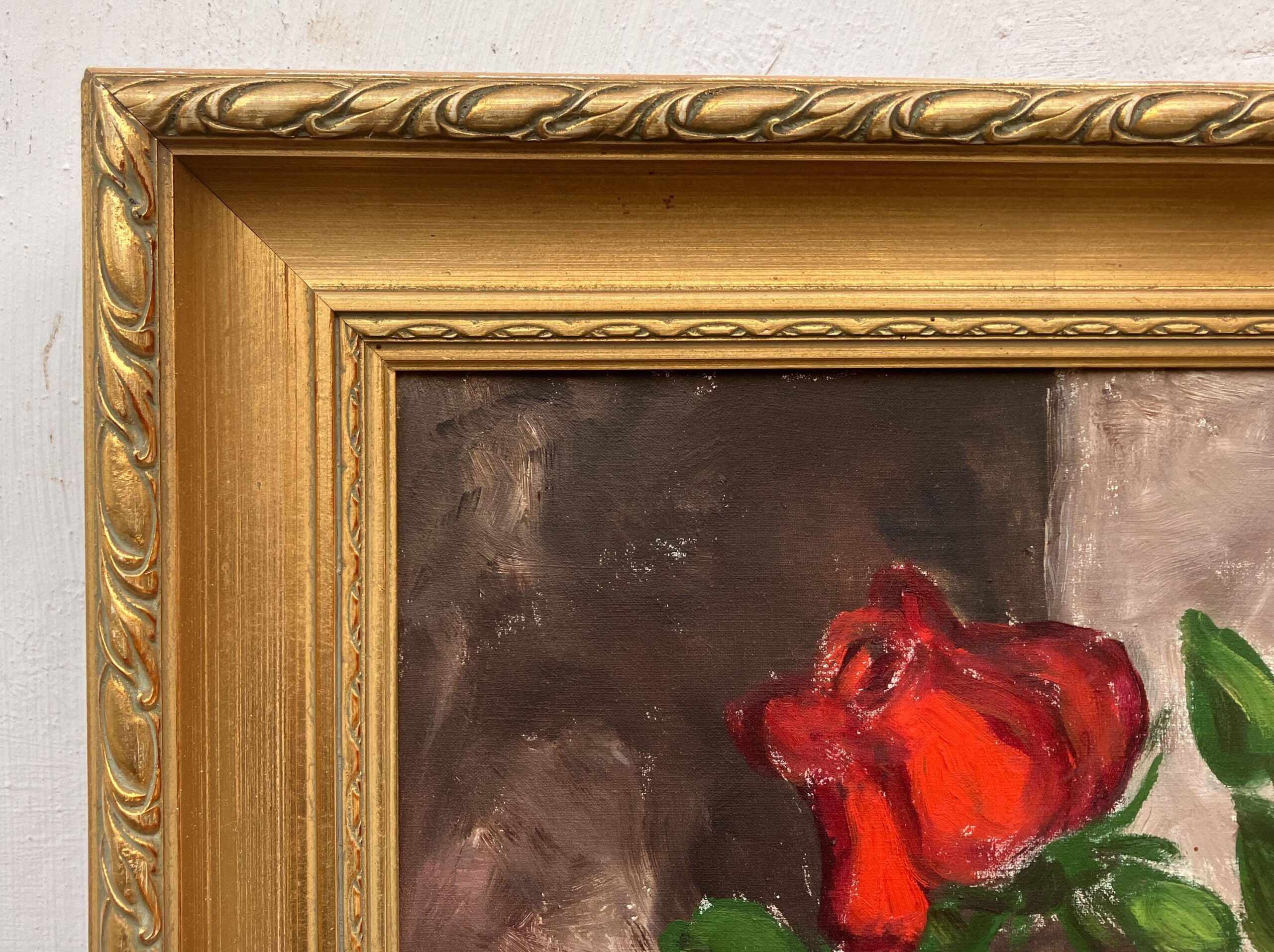 Floral Still Life Oil Painting, Swedish Mid-Century Art - Image 9