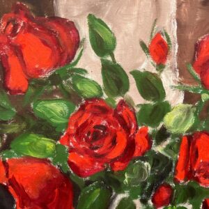 Floral Still Life Oil Painting, Swedish Mid-Century Art - Image 4