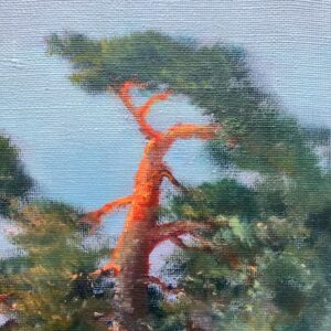 Swedish Coastal Landscape, Oil on Canvas, Late 20th Century - Image 5