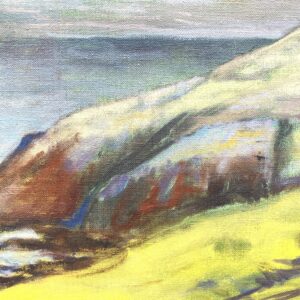 Swedish Landscape Painting, Vintage Oil Painting, Farmhouse Decor - Image 8