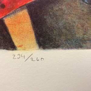 Figurative Scandinavian Interior Scene, Jussi Taipaleenmäki, Signed Limited Edition Lithograph - Image 6