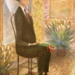 The Suitor, Large Scandinavian Lithograph by Kjell Sundberg, Signed Limited Print - Image 5