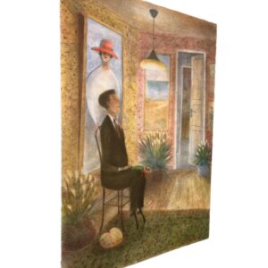 The Suitor, Large Scandinavian Lithograph by Kjell Sundberg, Signed Limited Print - Image 3