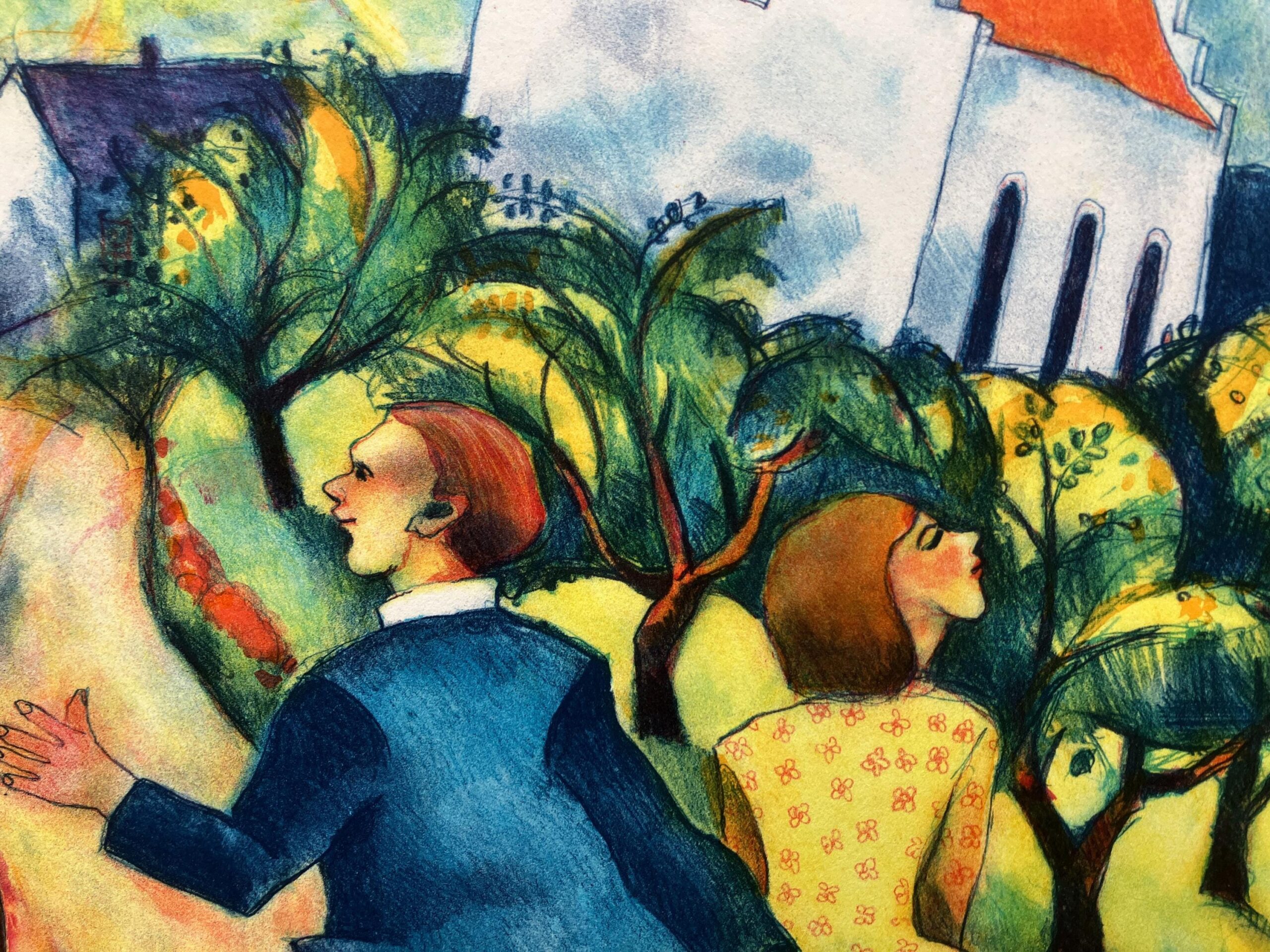 Summer Village Life, Jussi Taipaleenmäki Lithograph, Signed Limited Edition Print - Image 9