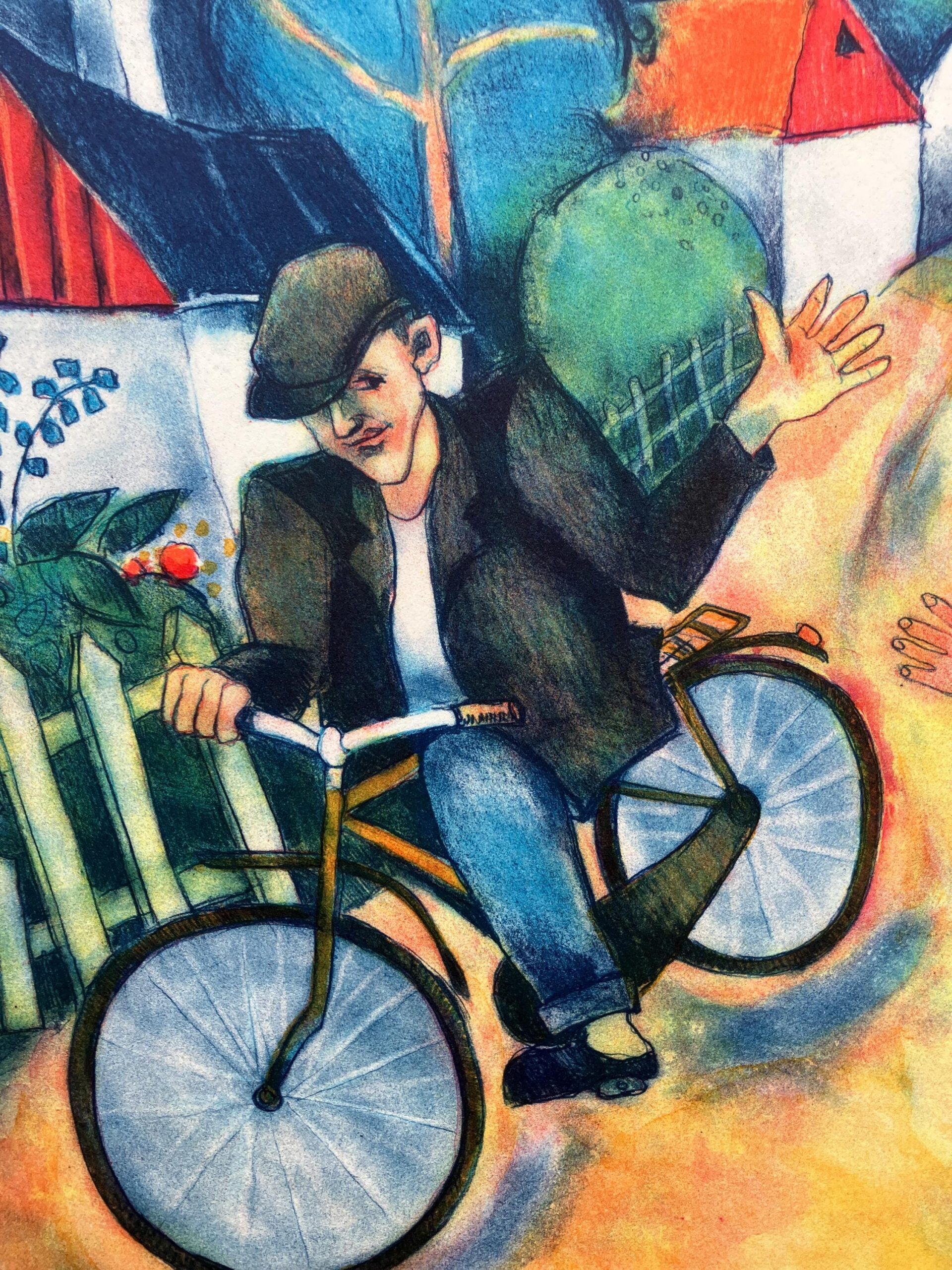 Summer Village Life, Jussi Taipaleenmäki Lithograph, Signed Limited Edition Print - Image 8
