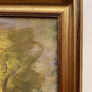 Vintage Scandinavian Woodland Landscape – Nordic Forest Oil Painting - Image 9