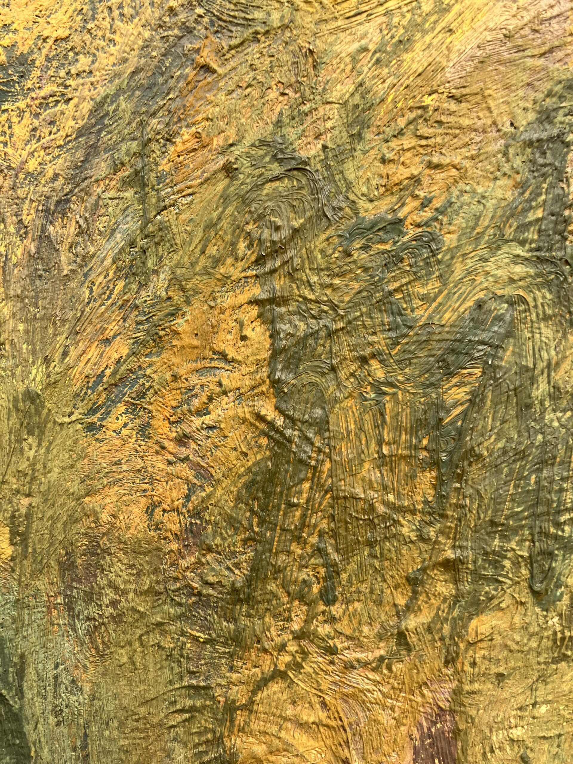 Vintage Scandinavian Woodland Landscape – Nordic Forest Oil Painting - Image 7