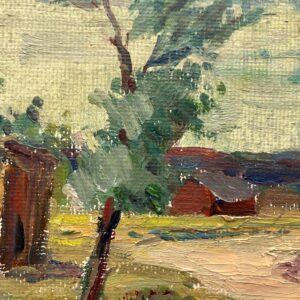 Scandinavian Beach Boats Oil Painting, Vintage Nordic Coastal Wall Art - Image 8
