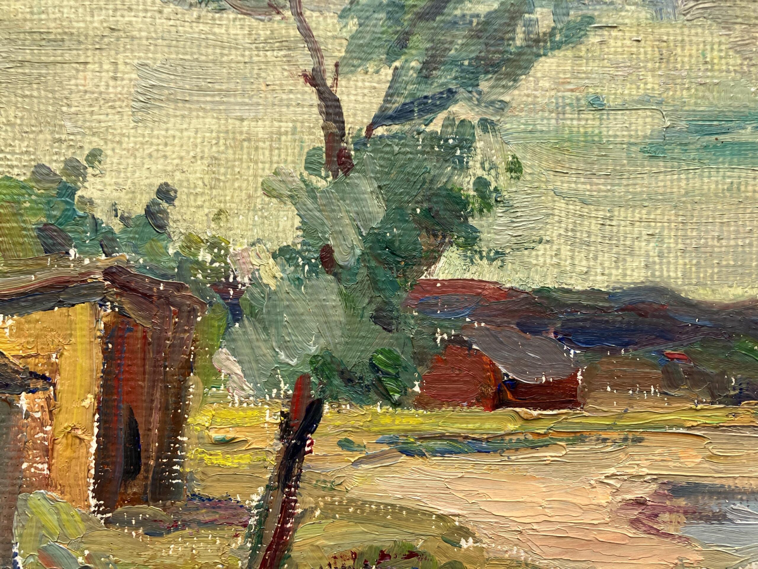 Scandinavian Beach Boats Oil Painting, Vintage Nordic Coastal Wall Art - Image 8