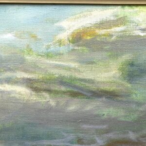 Swedish Landscape Painting, Vintage Oil Painting, Farmhouse Decor - Image 9