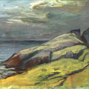 Swedish Landscape Painting, Vintage Oil Painting, Farmhouse Decor - Image 6