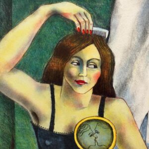 Figurative Scandinavian Interior Scene, Jussi Taipaleenmäki, Signed Limited Edition Lithograph - Image 9