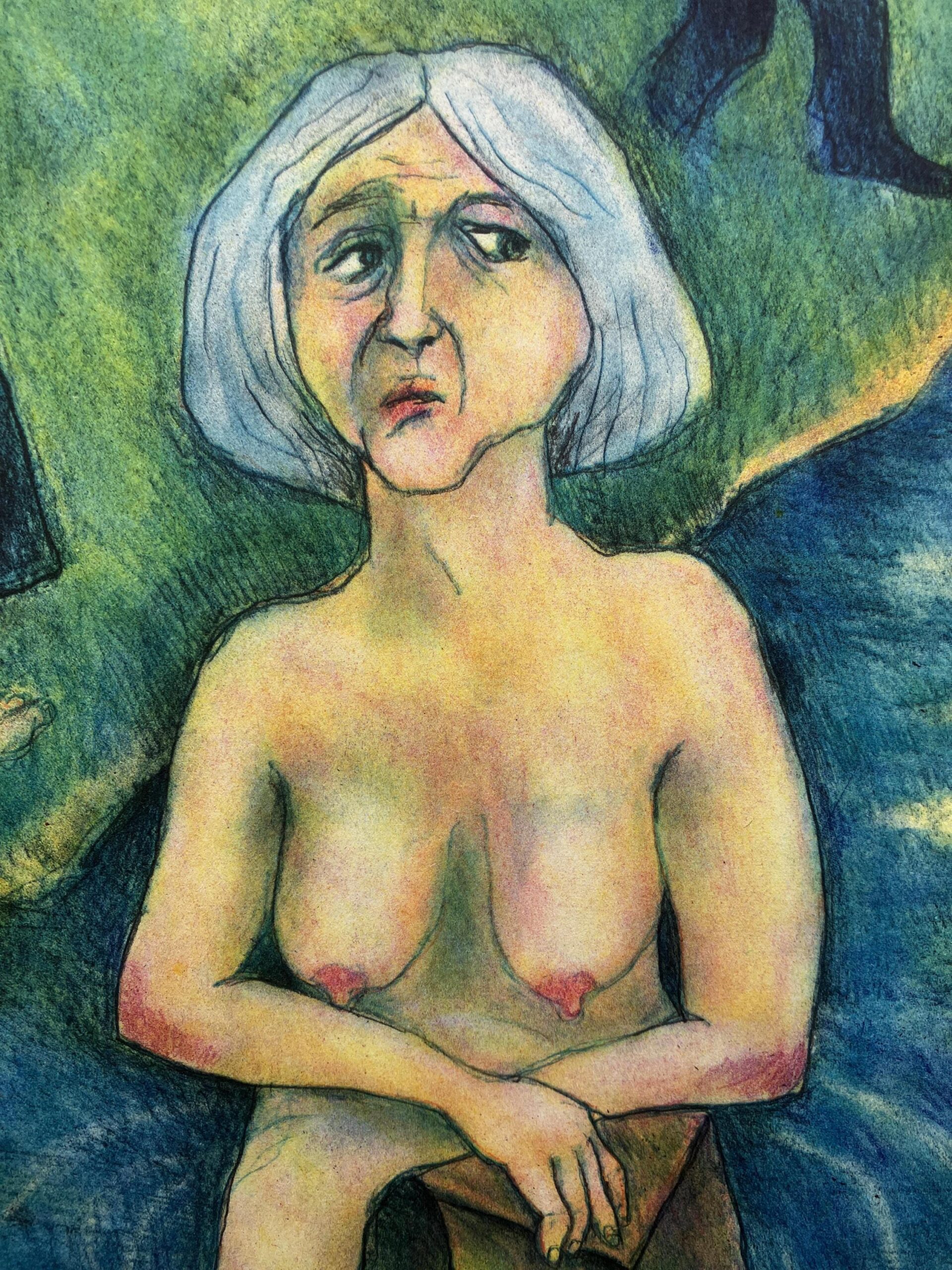 Large Figurative Bathing Scene, Jussi Taipaleenmäki, Signed Limited Edition Lithograph - Image 10