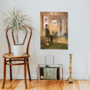 The Suitor, Large Scandinavian Lithograph by Kjell Sundberg, Signed Limited Print - Image 2