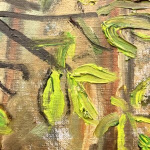 Large Oil Painting by Ulla Borgström, Scandinavian Cottage Facade, Rustic Decor - Image 8
