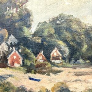 Seascape Painting, Kullen Sweden Oil Painting, Scandinavian Coastal Decor - Image 10