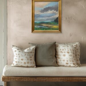 Vintage Danish Landscape Oil Painting, Birds and Dramatic Sky, Signed and dated 1969 - Image 4