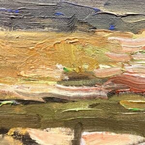 Large Oil Painting by Ulla Borgström, Scandinavian Cottage Facade, Rustic Decor - Image 9