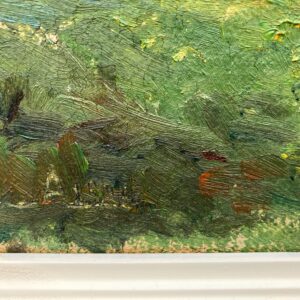 Danish landscape painting, cows in meadow, Scandinavian vintage oil painting, farmhouse wall decor - Image 8